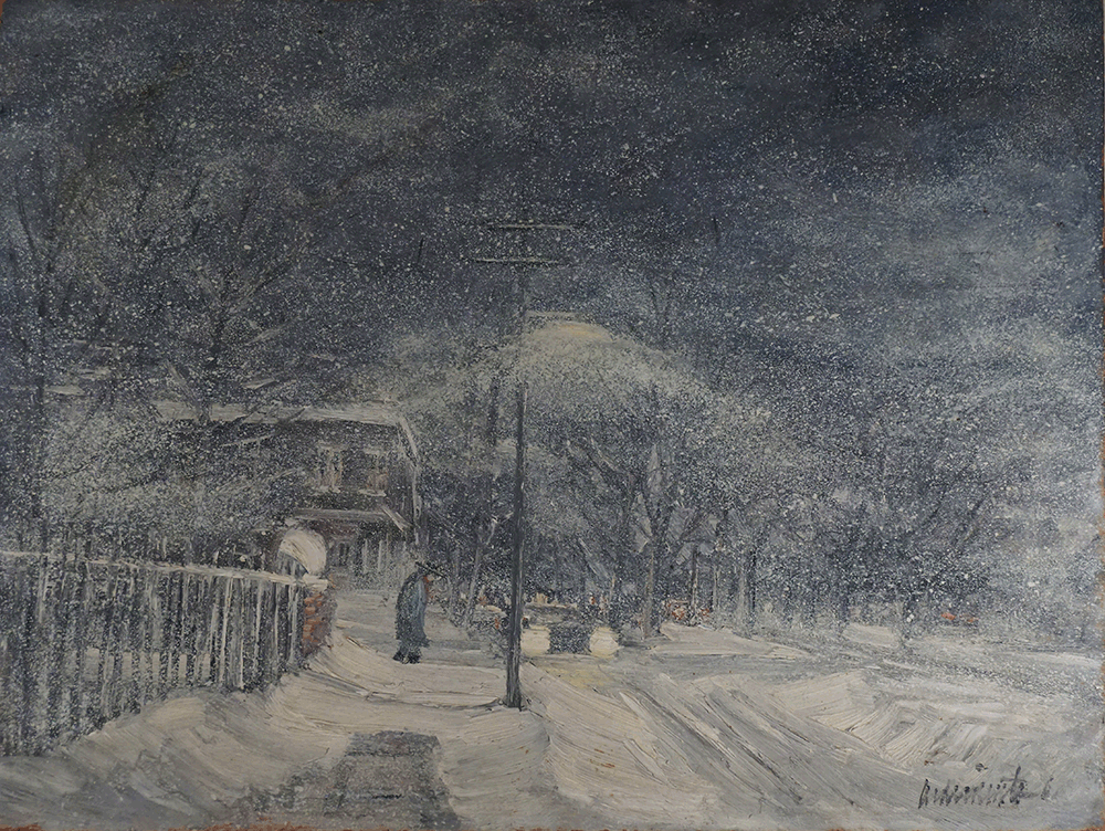 Snow storm on 24th and Jackson